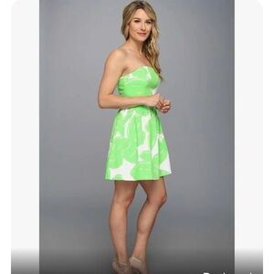 Lilly Pulitzer Lottie Stinger green dress size 0.